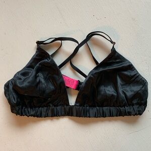 LA SENZA Black Satin Bralette